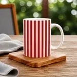 White and Red Stripe