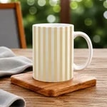 White and Beige Stripe