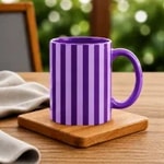 Purple-Pastel Purple and Purple Stripe