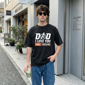 Dad Avengers Inspired Love You 3000 T-Shirt