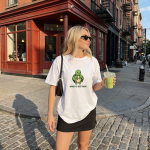 World's Best Mom Turtle Family Cute Mother's Day T-Shirt