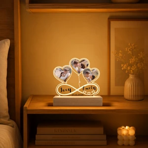Custom Photo LED Lamp Wedding Gifts For Wedding Couple