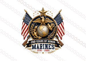 US Marines 250th Anniversary - Decal