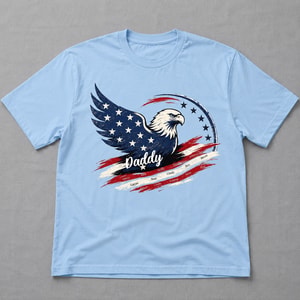 Custom Name Kids, American Flag, Father's Day Gift For Grandpa, Dad - Personalized Shirt