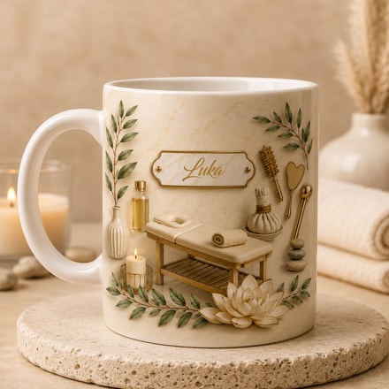 Massage Therapist Art Of Healing, Coffee Mug, Gift For Spa Lovers
