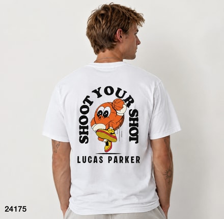 "Shoot Your Shot" Basketball Personalized Tee